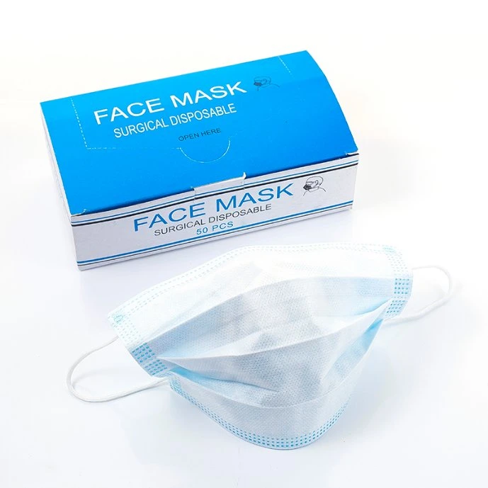 Medical Consumable Non Woven 3 Ply Surgical Disposable Face Mask