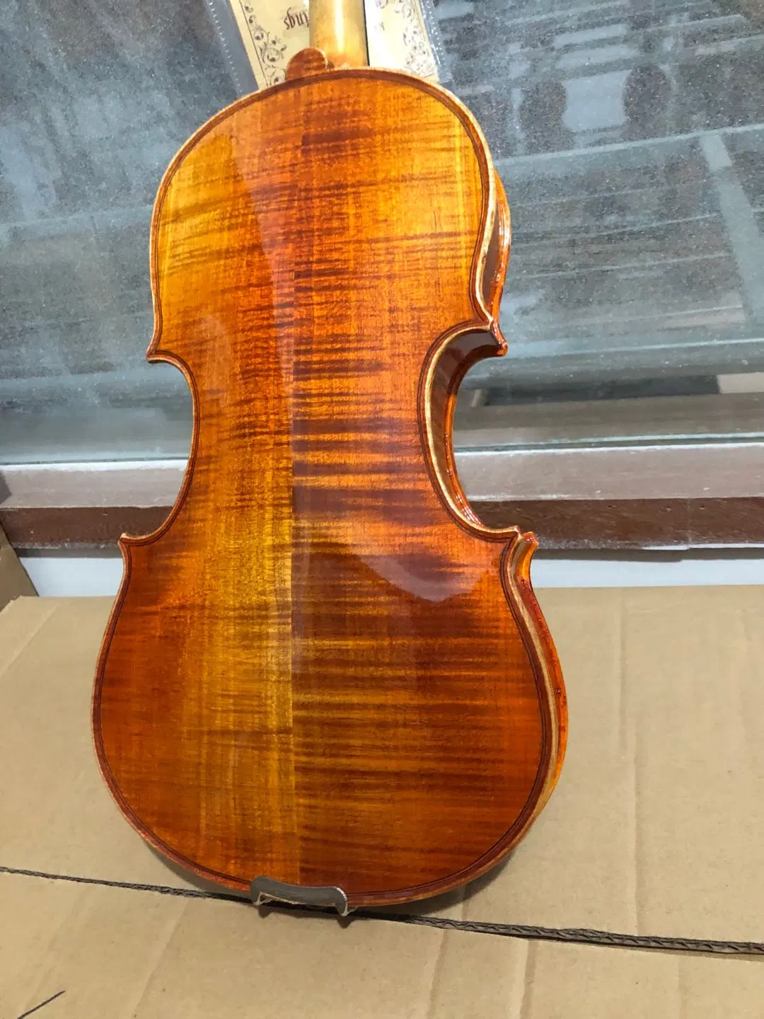 Handmade Natural Flame Violin Wholesale/Supplier in China