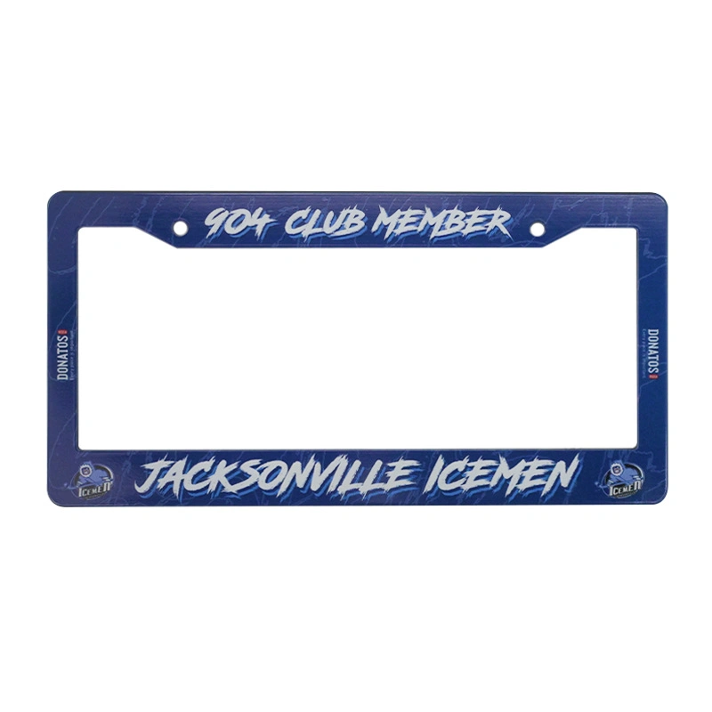 Customizable Beautiful Flag Celebration Series American Specification Alloy License Plate Frame