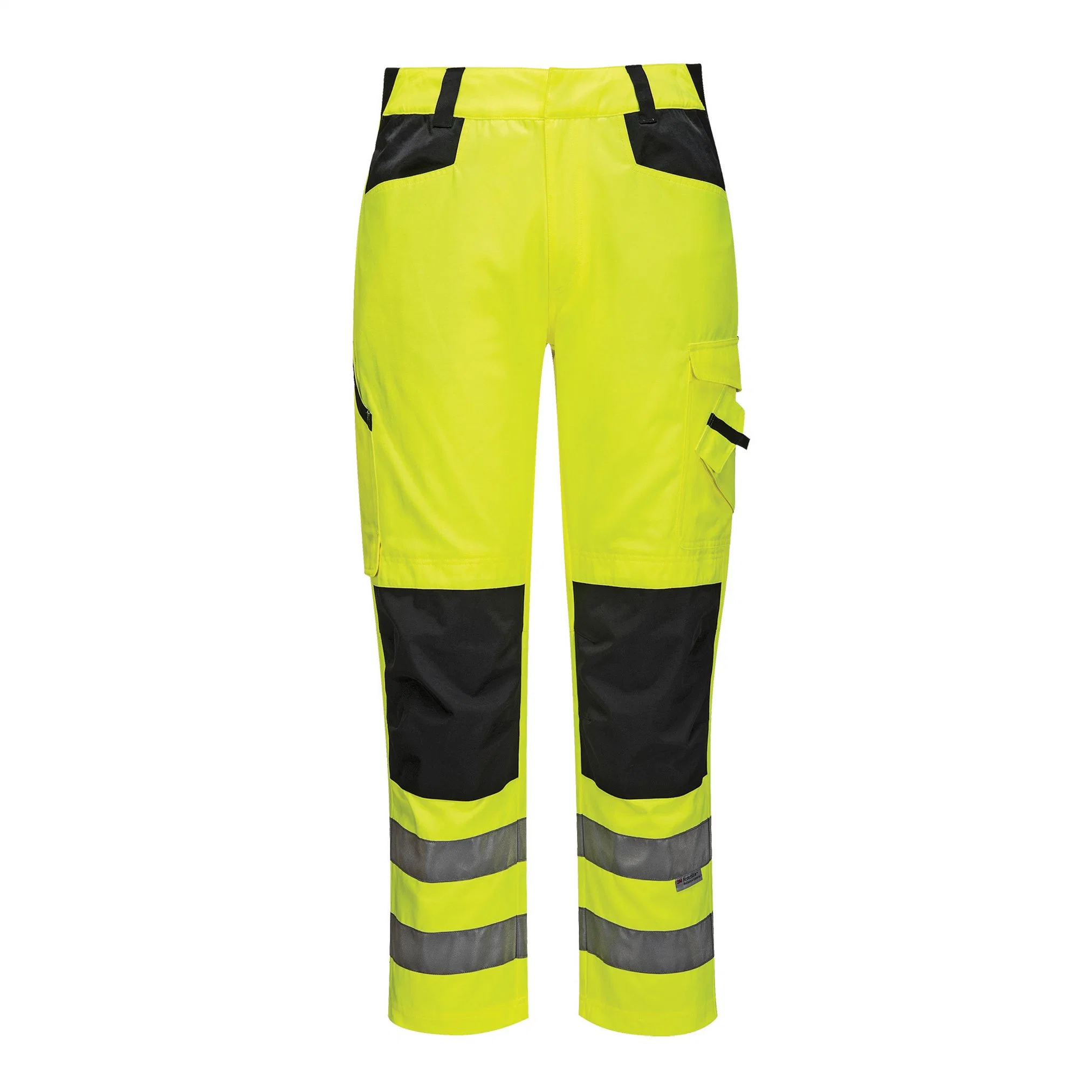 Hohe Sichtbarkeit Custom Construction Baumwolle Arbeitskleidung Sicherheit Reflektierende Hose