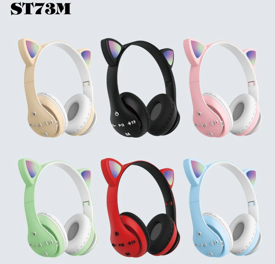 Audifonos Bluetooth Earphone Wireless Head-Mounted Headphone Headset