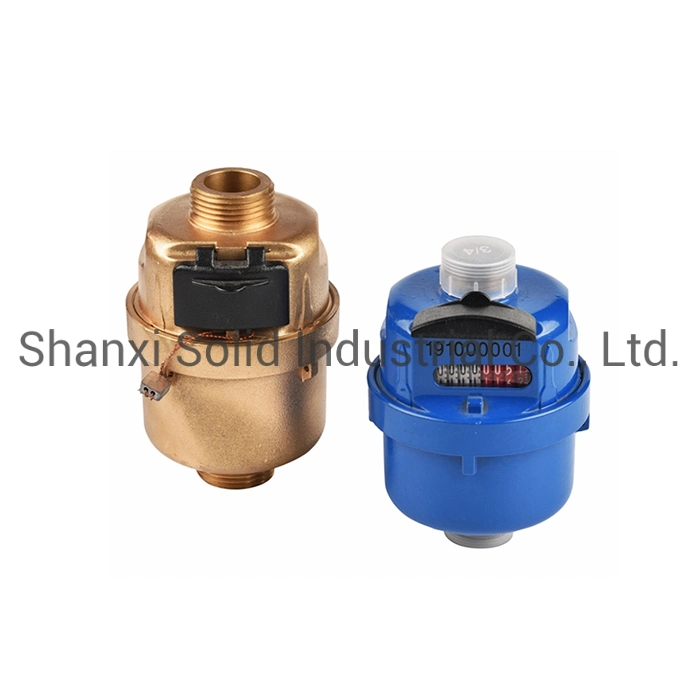 ISO 4064 Class C R160 Brass Body Color Volumetric Type Remote Reading Water Meter