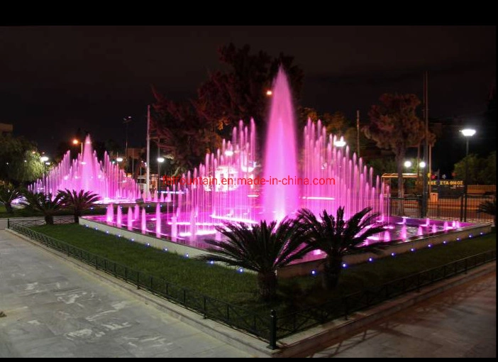 Customized Pond Musical Water Dancing Fountain with LED Lights