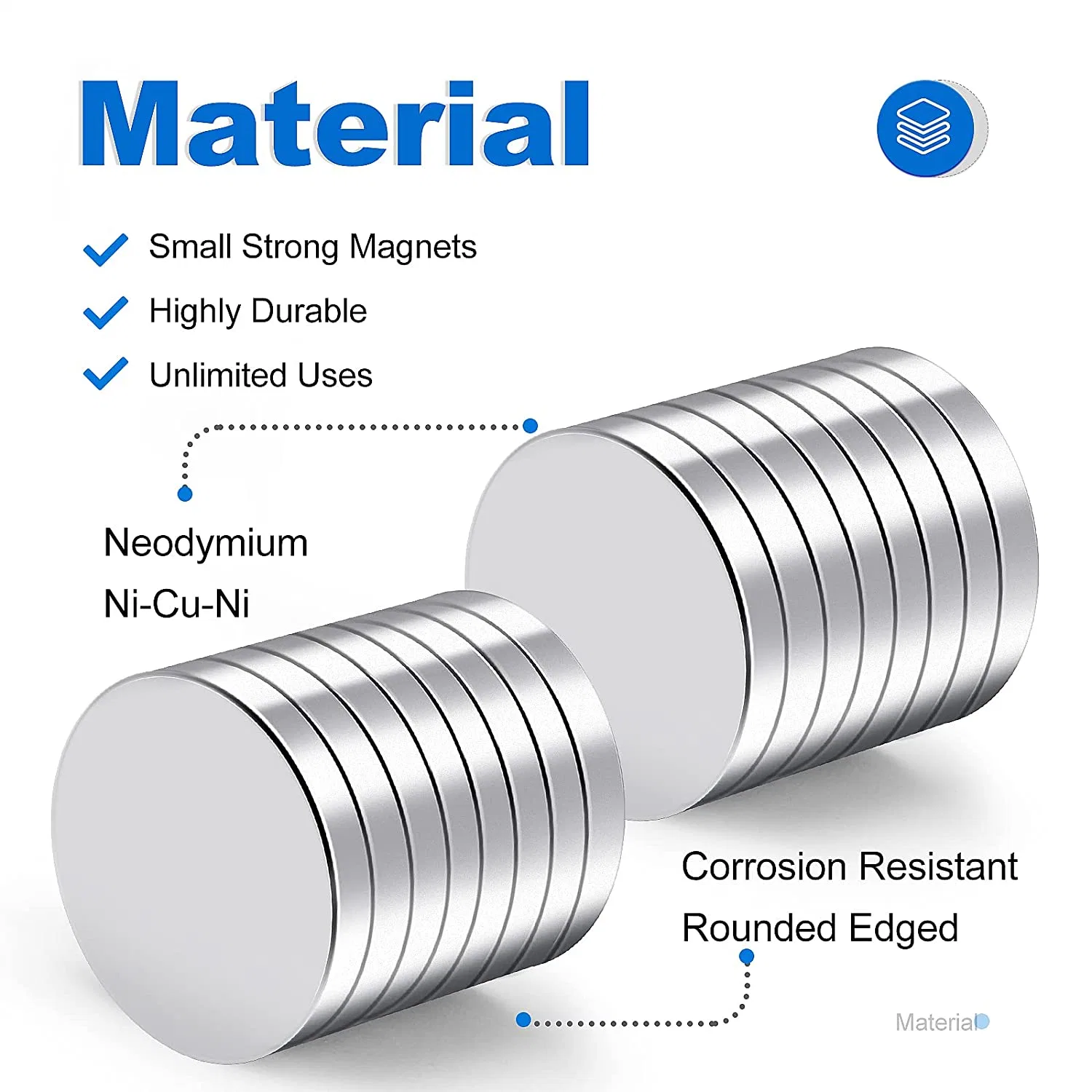 Rare Earth Neodymium Magnate Permanent Magnets Disc Magnet Circle Magnet