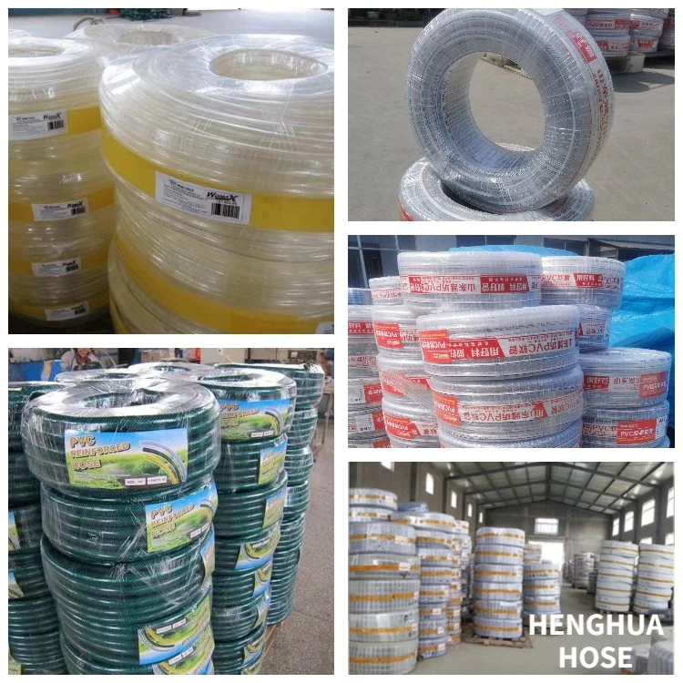 Tubo flexible de PVC de vinilo trenzado transparente de grado alimentario de 32mm: Tubo reforzado perfecto para aplicaciones de jardín de agua y alimentación