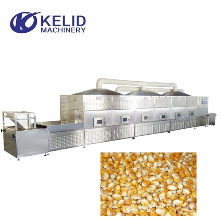 Industrial Tunnel Microwave Nuts Corn Grains Drying Machine