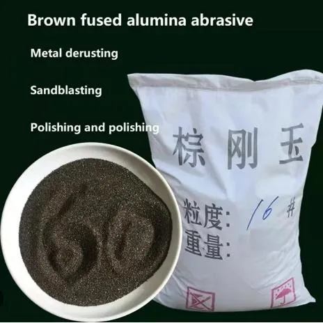 F60 Sand Blasting Media Aluminium Oxide/Brown Fused Alumina Grains