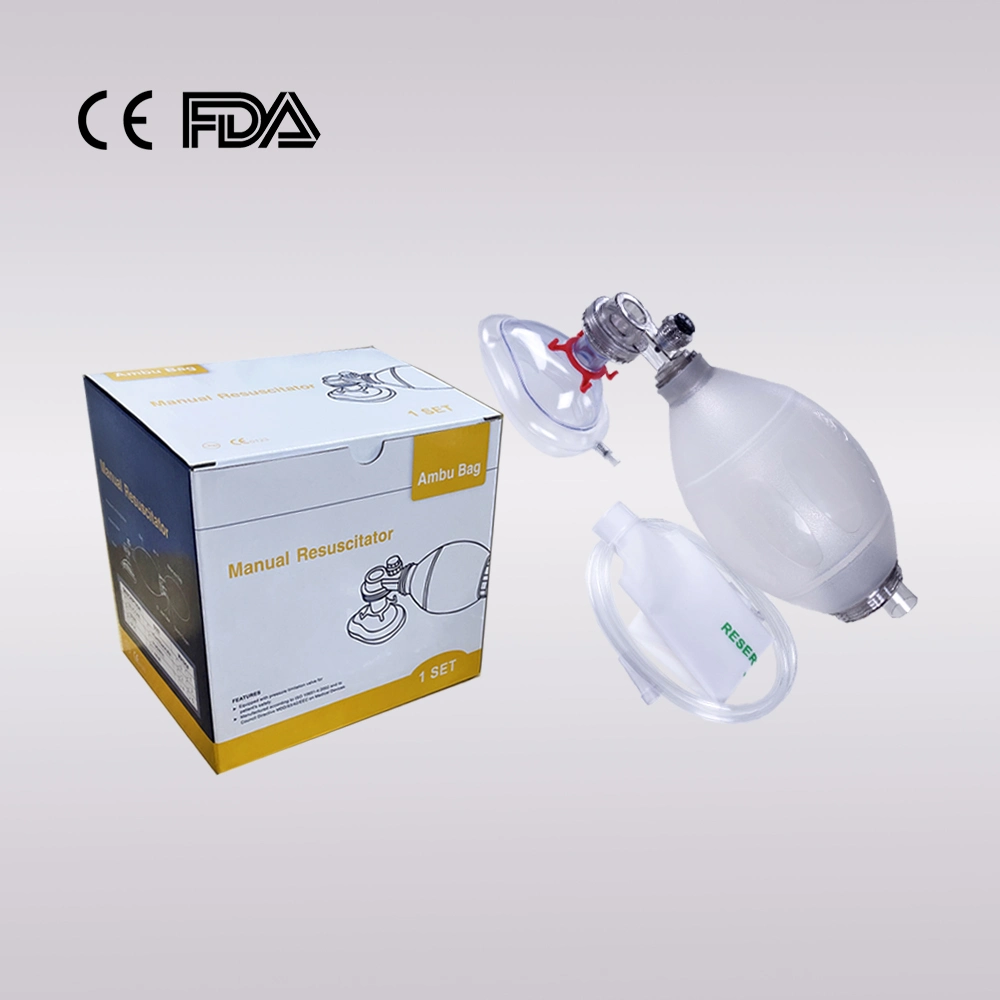 SEBS Ambu Bag Manual Resuscitator Factory with CE, FDA for Pediatric Children Kids Size with PP Box