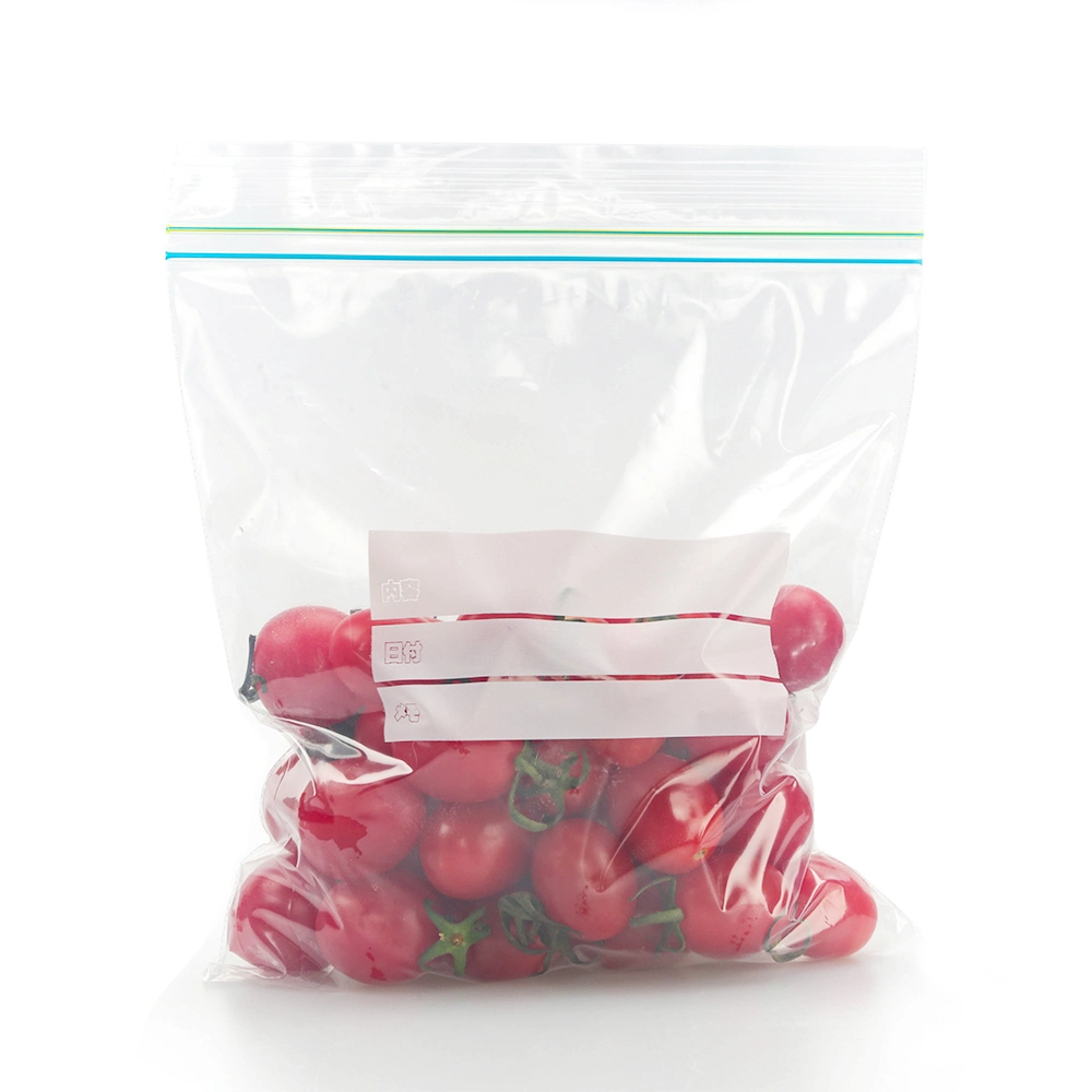 LDPE Lebensmittelqualität Verpackung Lagerung Obst Gemüse luftdicht doppelt Reißverschluss Gallone Quart Sandwich Doppelgallone Ziplock Zipper Ziplock Taschen