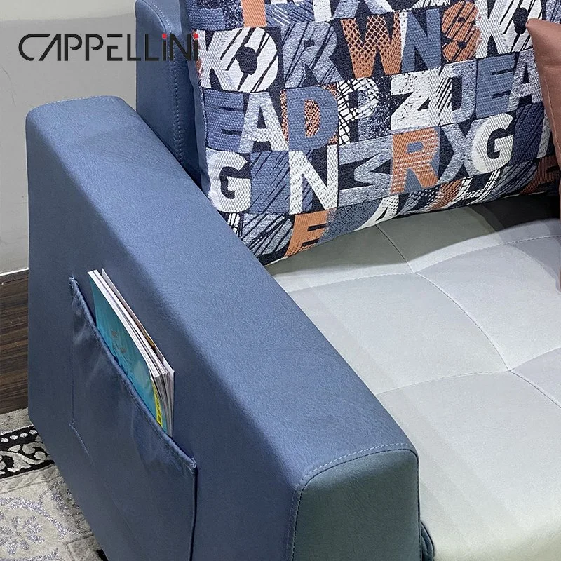 Neues Design Multifunktions-Sofa Cum Bett Sparen Platz Faltbar Wohnzimmer Sofas Moderne Klappsofa Möbel mit Stauraum