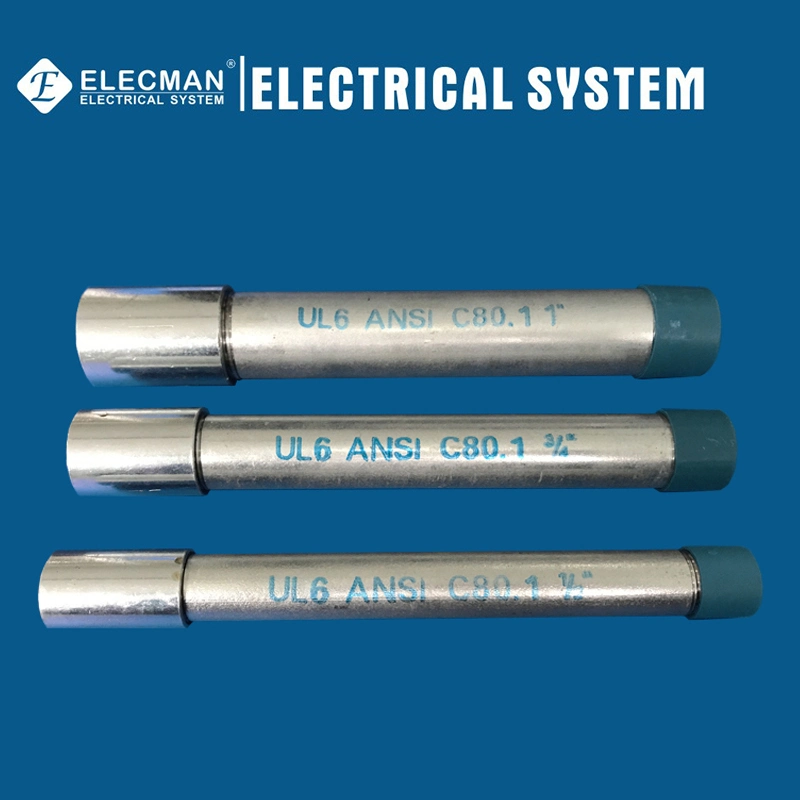 6 Tubos Metálicos de UL eléctrico rígido de acero Conduit conduit (RSC) TUBO RÍGIDO DE TUBO RÍGIDO