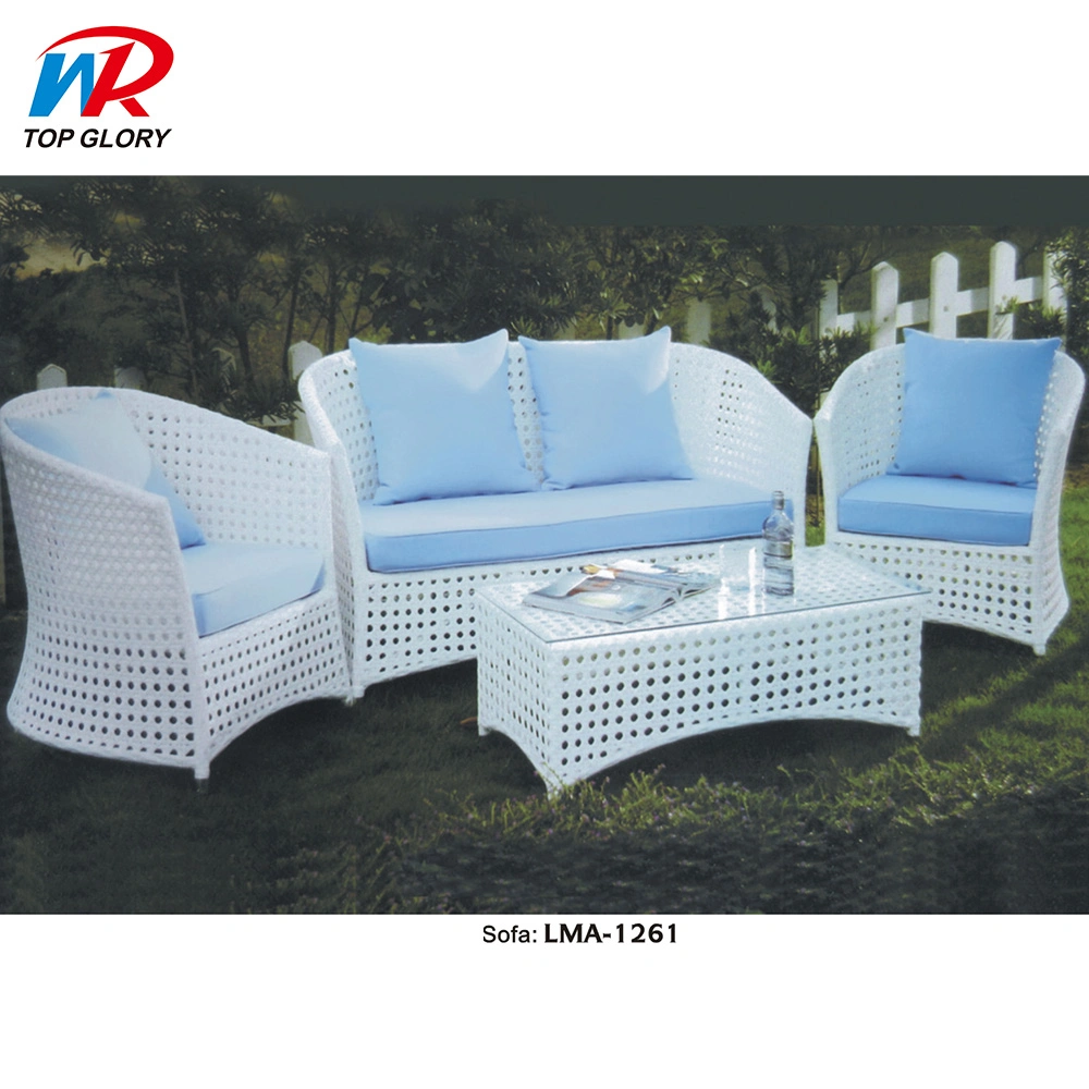 Hot Sale Professional OEM Factory Waterproof UV-Protection Outdoor Furniture Patio Cane Sofa Set