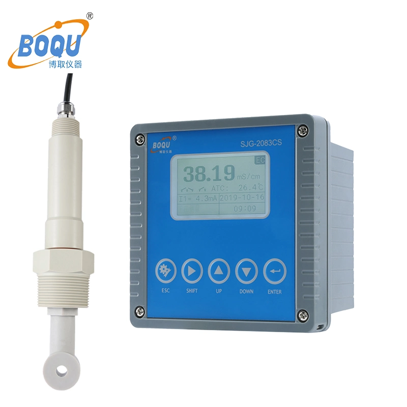 Boqu Sjg-2083CS Buy Price Water Naoh Nho3 HCl Digital Acid-Base Concentration Sensor Acid and Alkali Meter