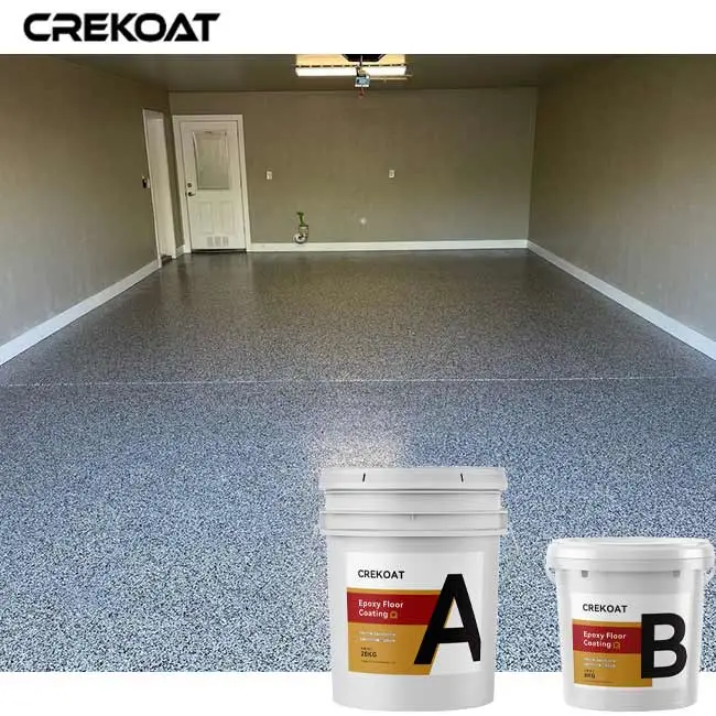 Interior Exterior Floor Paint Quartz Garage Floor Epoxy Resin for Flakes