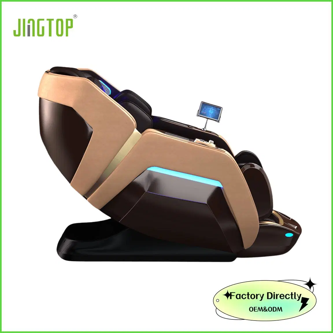 Jingtop Exclusive Agent 3D 4D Customized Full Body Air Pressure Foot SPA Chair Massaging Equipment