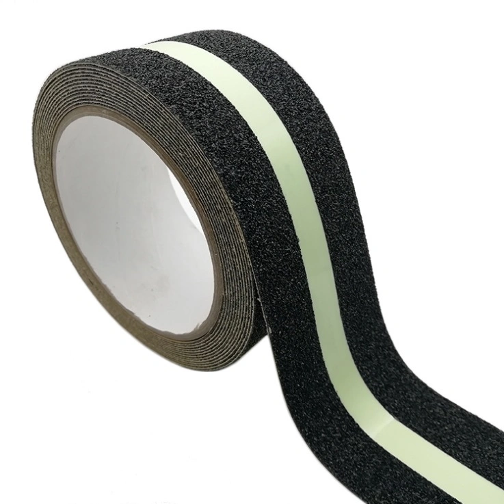 PVC Sand Sticker Luminous Anti Slip Tape Night Reflective Tape for Safety Walk