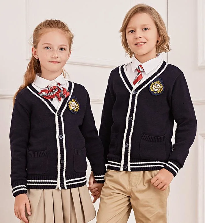 Good Quality Knitted Primary School Kids Sweater