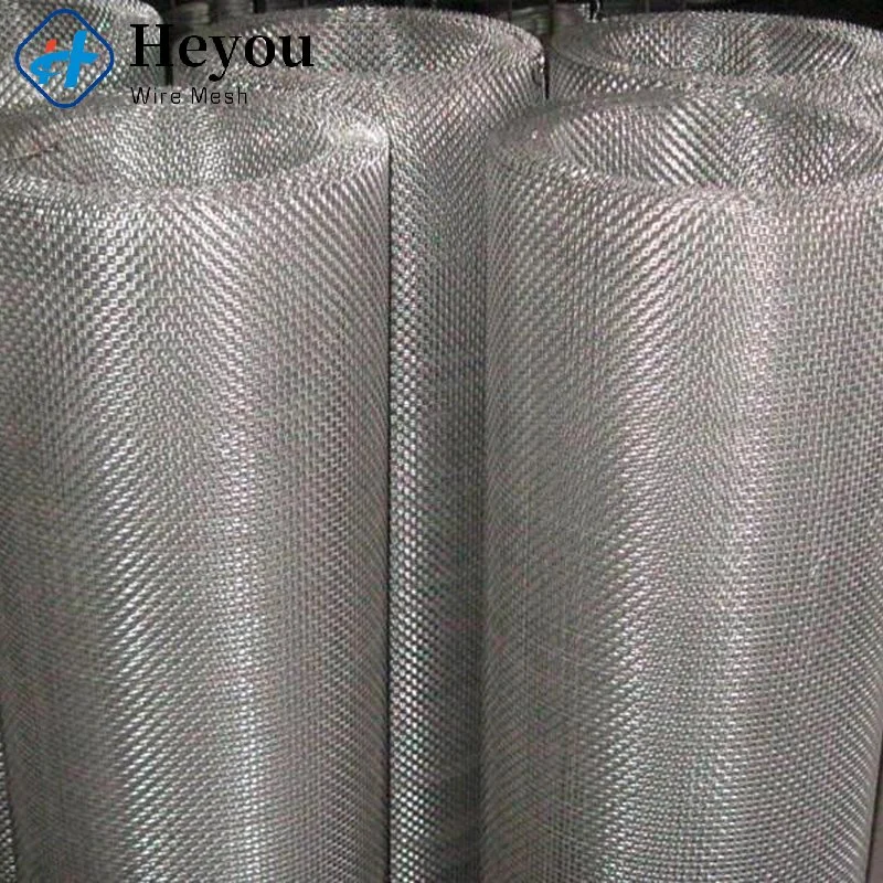 Hebei Anping Factory SUS AISI 304 Plain Weave Stainless Steel Woven Filter Wire Mesh Screen