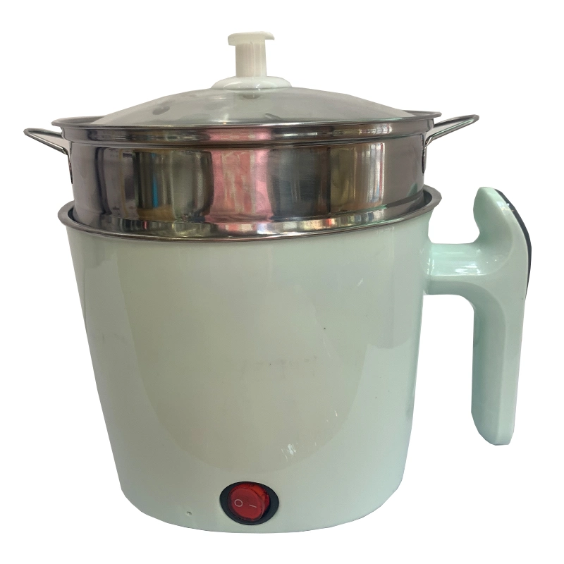 Panela eléctrica estilo panela panela panela panela panela panela Mini panela a vapor multicooker com vidro Copo medidor de arroz e placa de aço inoxidável a vapor da tampa