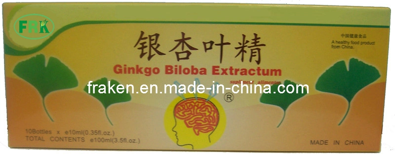 Extracto de Ginkgo Biloba de alta calidad líquido oral