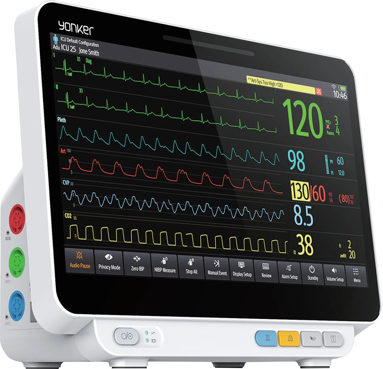 PL-8000d Medizinischer Multiparameter-Patientenmonitor mit LCD-Bildschirm