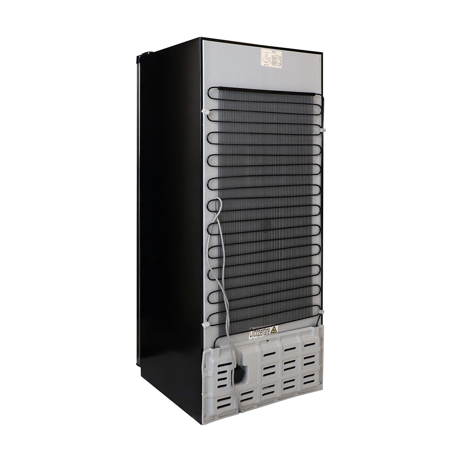 OEM/ODM12V/110V/220V Fan Refrigeration/PCM Stainless Steel/Glass Single-Door Vertical Refrigerator Freezer