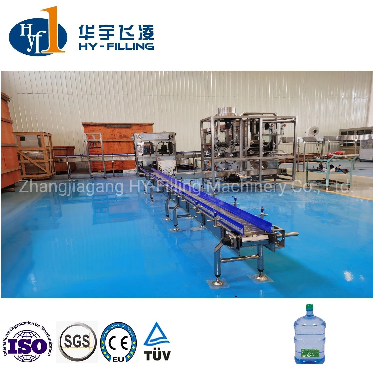 Automatic Bottle Beverage Line Bottling 5 Gallon Filling Machine Mineral/Pure/RO Water 5 Gallon Bucket Water Filling Machine