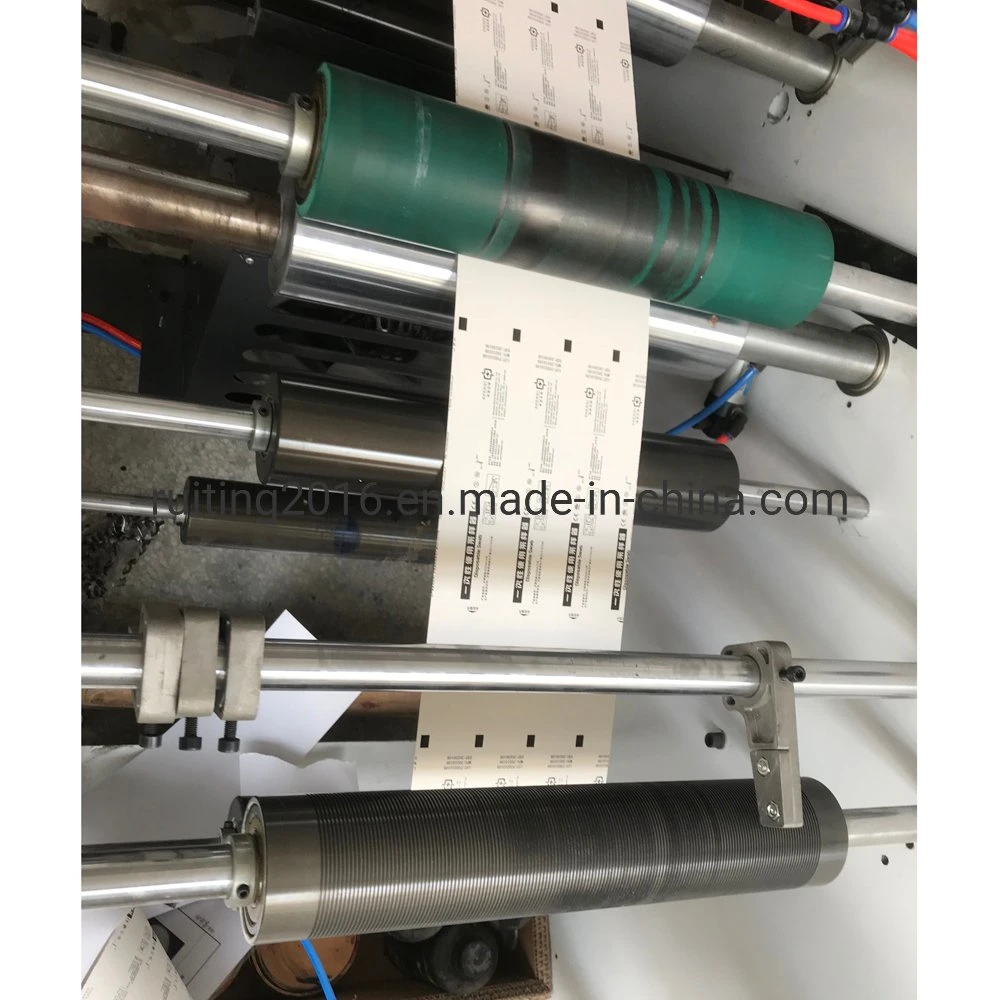 Rtyt-420 Sale 4 Colour Aluminum Foil in Line Flexo Printing Film Press Craft Paper Flexographic Printer Machine Online with Cold Foil Rotary Die Cutting