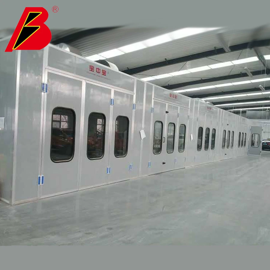 Paint Line Auto Metal Work Production Line High Efficiency Spray Booth 4s Shop Choice