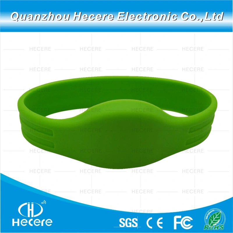 Newest 100% Eco-Friendly Silicone Waterproof RFID Wristband Bracelet