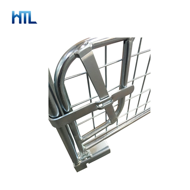 Euro Size Foldable Metal Wire Mesh Cage Pallet for Sale