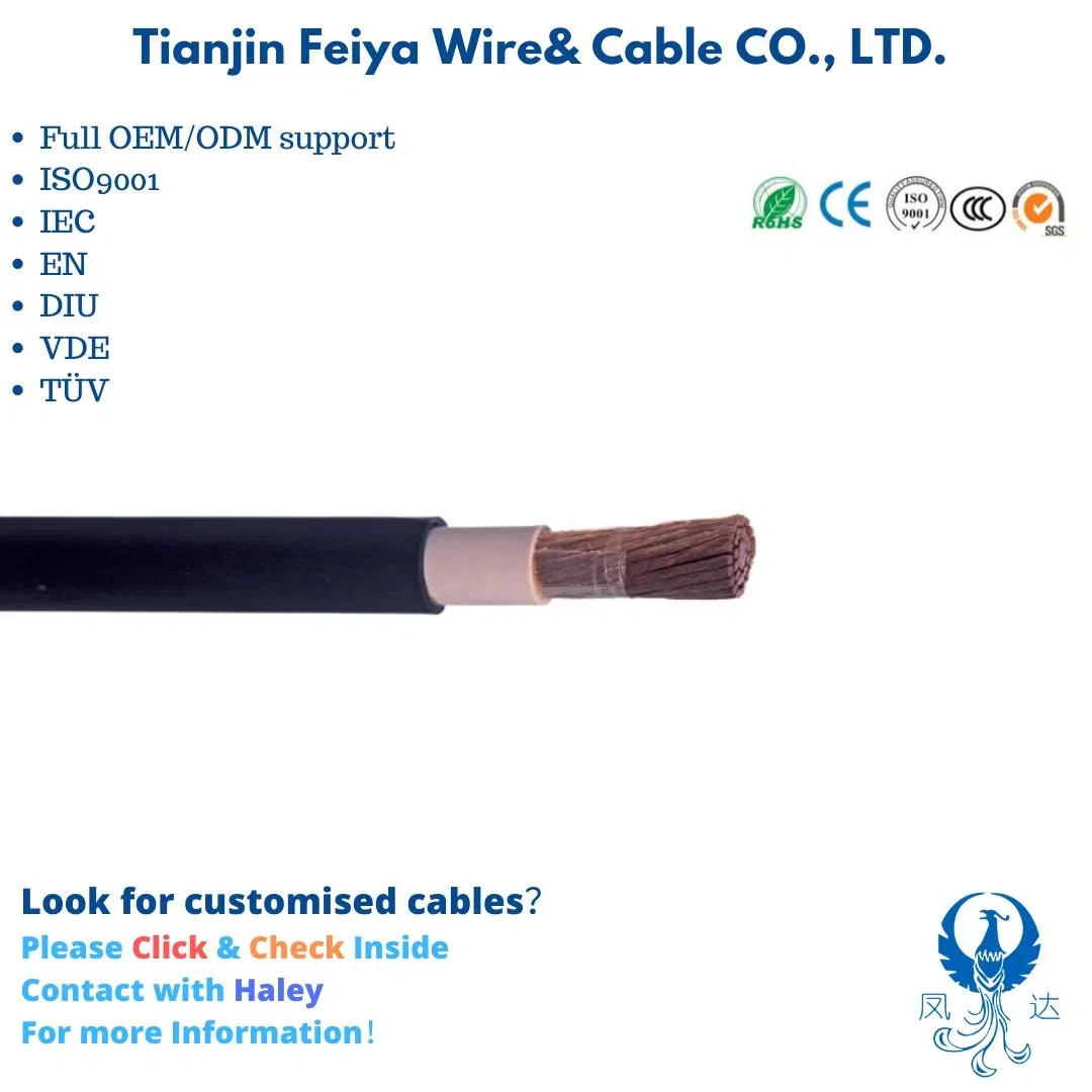 Ho1N2-D 0361tq Conductor de cobre de doble aislamiento de la transmisión de la máquina de soldadura de cobre aluminio Cable eléctrico de control