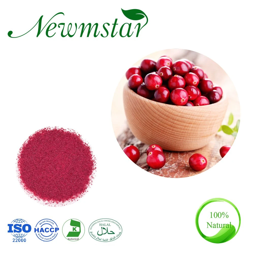 Cranberry Extract (Vaccinium macrocarponl) Powder 10: 1, 25% PAC, with ISO22000, HACCP