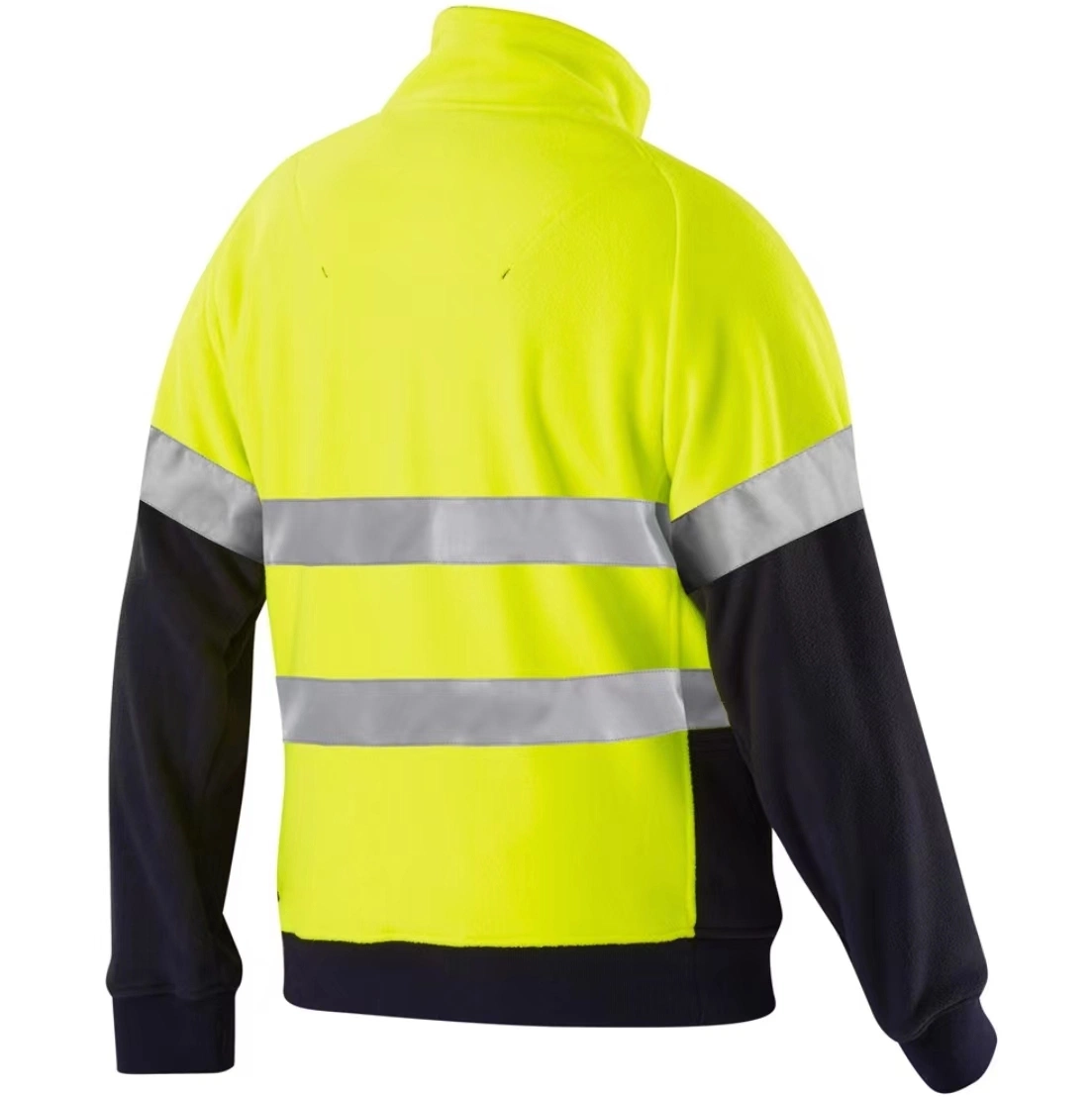 Armor Security Protection Hi Vis Roadway Safety Reflective Yellow Sweatshirt Hoodies