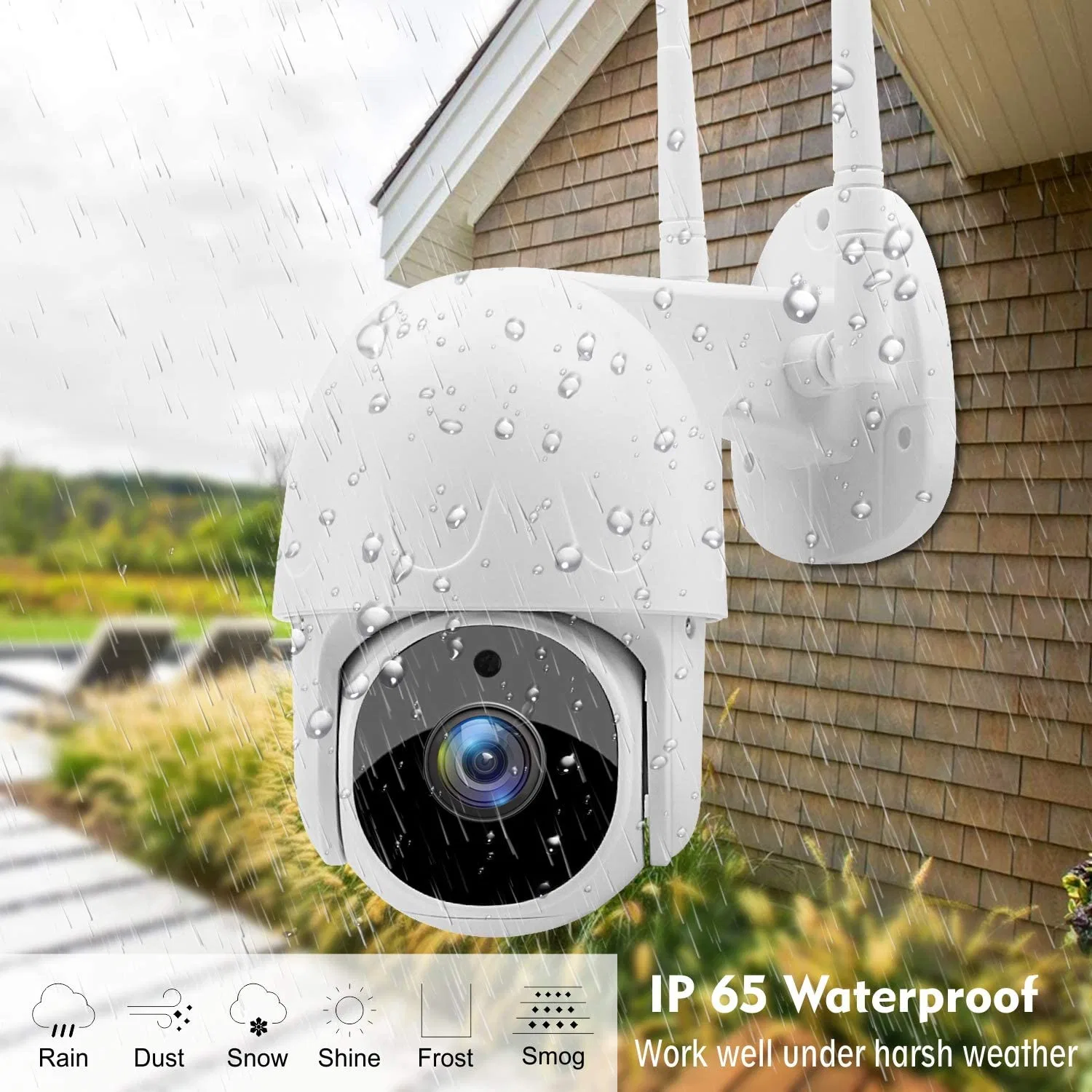 Tuya WiFi Camera Smart Life Cloud 1080P Auto Tracking PTZ IP Camera Outdoor Motion Detect Alarm CCTV Home Security Camera