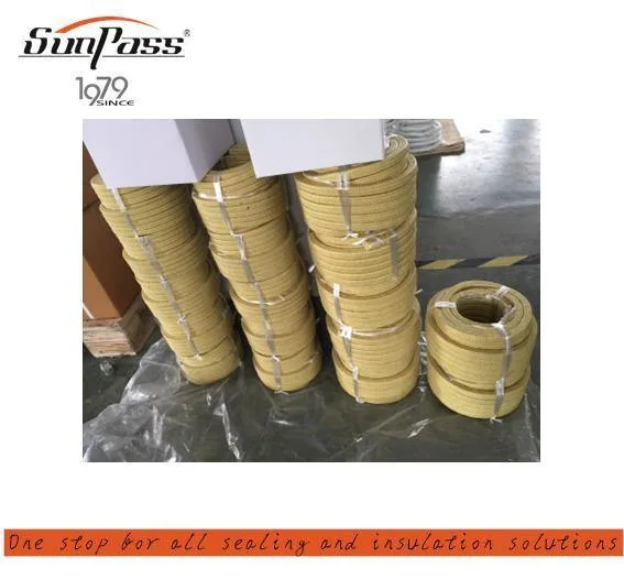 Supplier and Manufacturer Kevlar Fiber Packing with Silicone Rubber Core Sealing