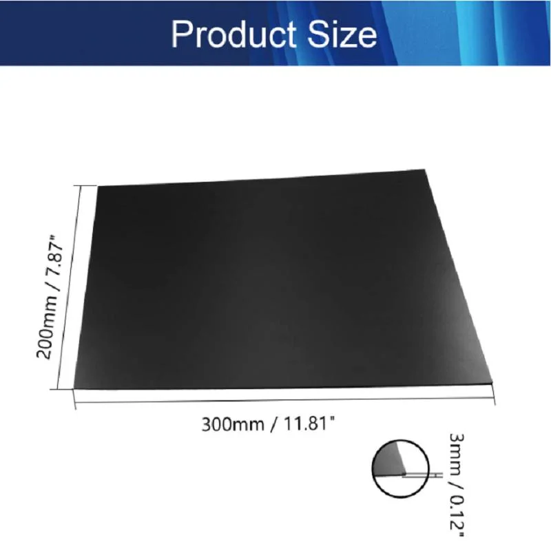 La junta de espuma PETG 3mm (1/8") x 11.81" x 15.75", amplió la hoja de mordaza de espuma rígida de la junta de plástico ligero Ideal para señalización, displays,