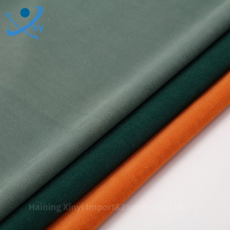 2022 Holland Velvet Dyed Glue Emboss Upholstery 100%Polyester Living Room Sofa Fabric Home Textile
