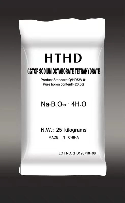 Disodium Octaborate Tetrahydrate (Na2B8O13.4H2O) Fertilizer Grade and Industrial Grade