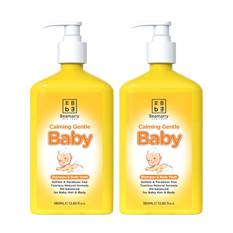 Wholesale/Supplier Private Label Cosmetics Natural Organic 2 in 1 Shower Gel Calming Gentle Baby Shampoo & Body Wash