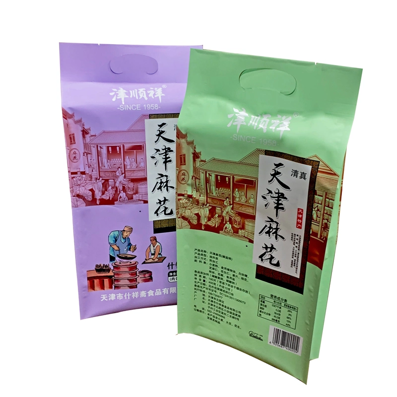 Hot-Selling Custom Printing Snack Pack with Side Gusset for Grain Powder Flour