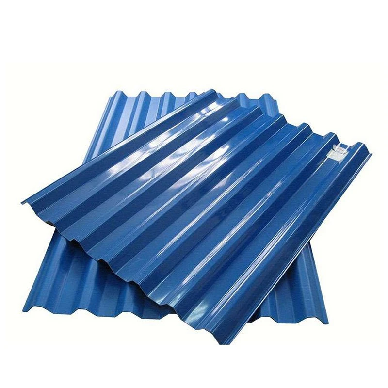 Colorful Hollow Plastic UPVC Roofing Tile PVC 20 Gauge Gi Galvanized Corrugated PPGI Color Coated Prepainted Steel Metal Roof Sheet Price for Warehouse