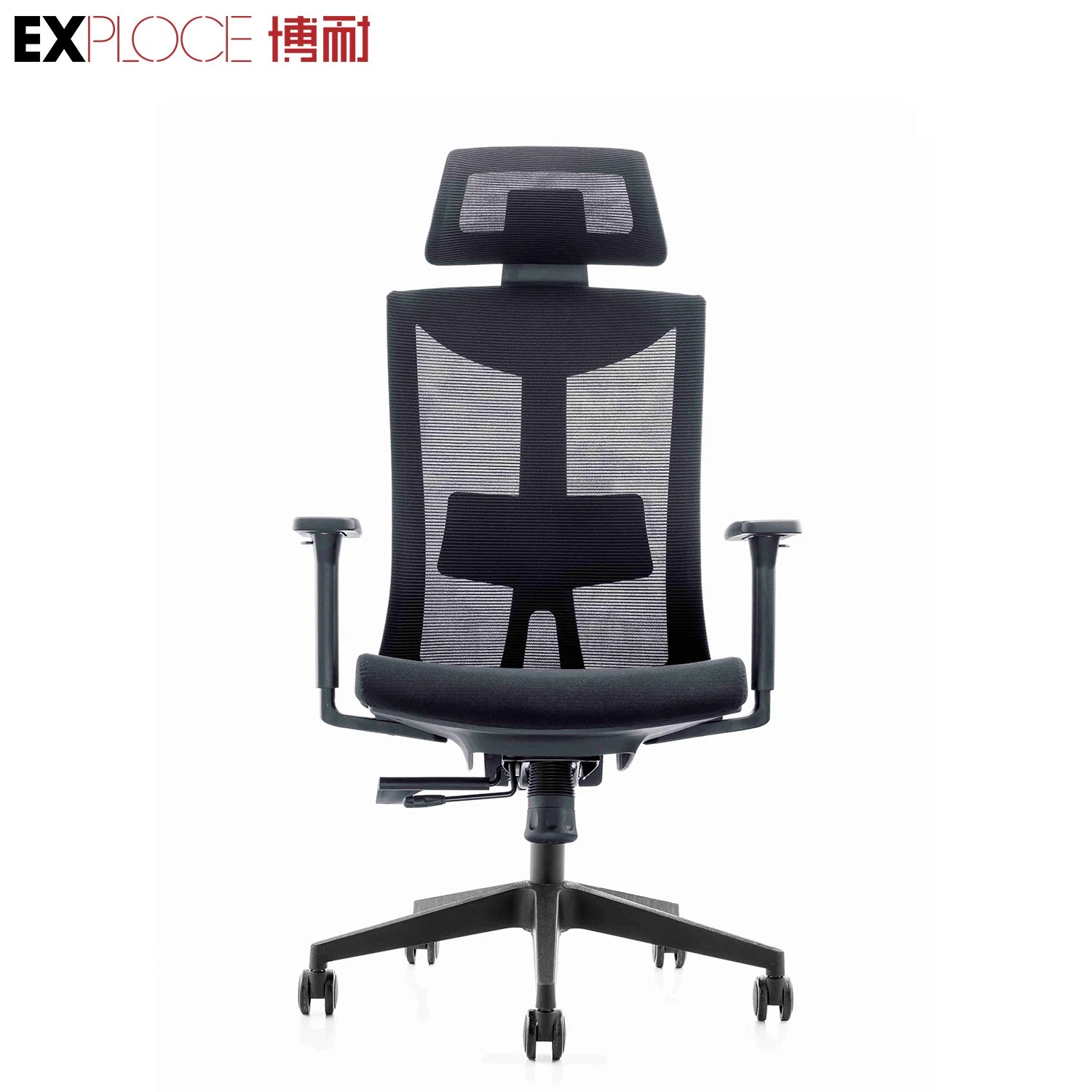 ODM 1PC/CTN Black Folding Chairs Plastic Ergonomic Wholesale/Supplier Metal Chair Office Furniture