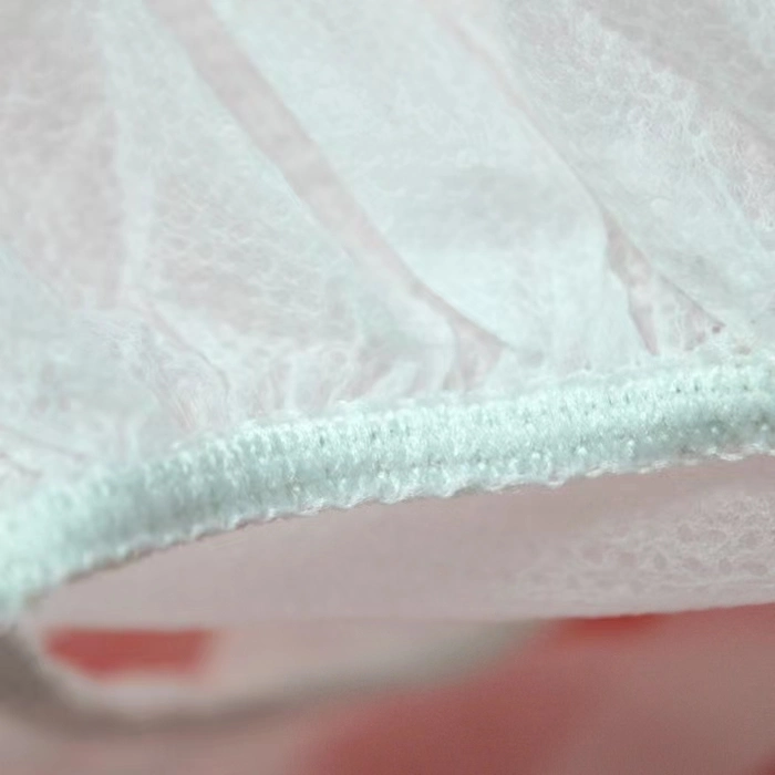Funda de almohada desechable 25GSM PP blanca en forma de U 30*30cm