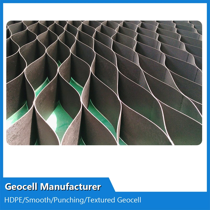 100-330 HDPE Geocell utilizados para el Control de erosión Geocell Carretera Geocell