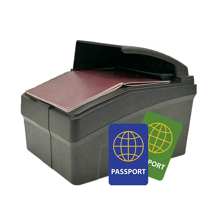 High-Speed NFC USB ID Card Documents ISO14443 RFID Mrz Ocr Passport Reader Scanner (PPR100A)