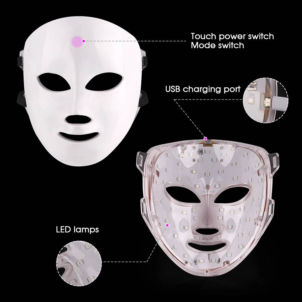 Hot Sale 7 Color LED Beauty Light Therapy LED Face Masks Facial LED Mask