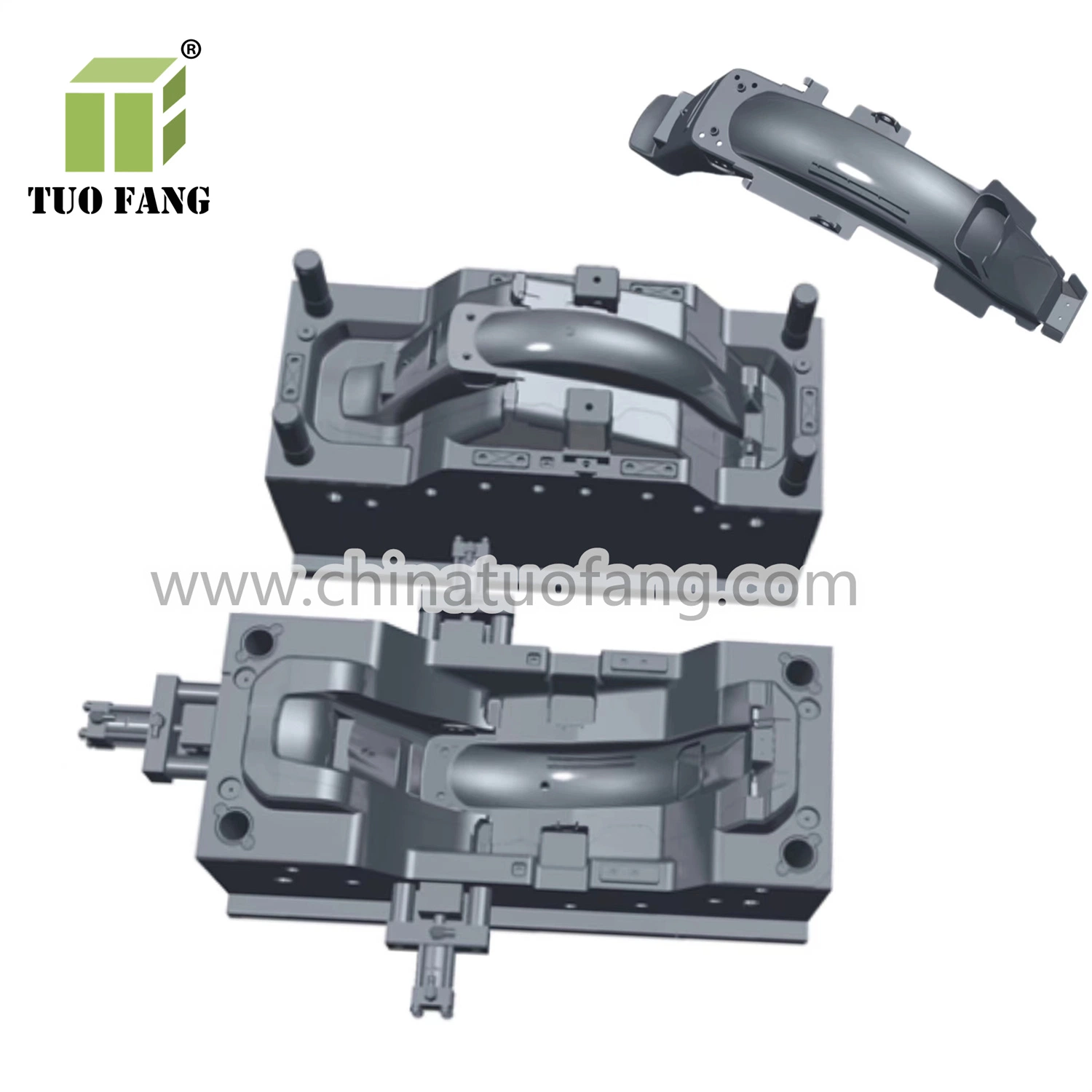 Injection Plastic Motorcycle Mudguard Mould