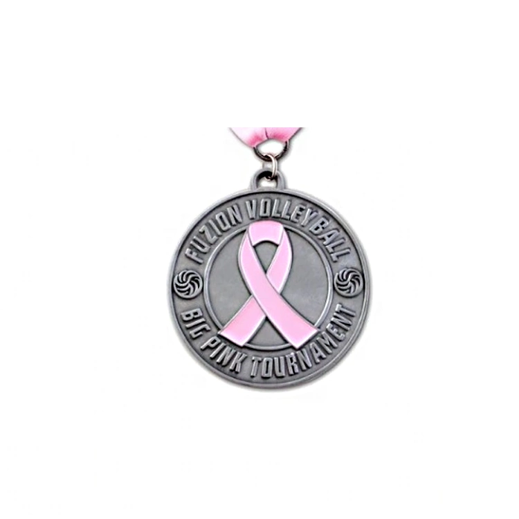 Custom Logo High quality/High cost performance  Medal /Medallion with Colorful Ribbon (YB-HD-46)