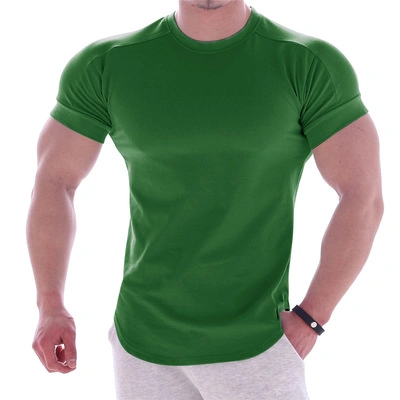 Custom Fit seco de desgaste de GIMNASIO Gimnasio Mens hombres al por mayor t deportes activos T-Shirt